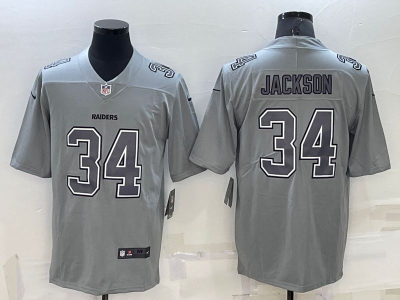 Men Oakland Raiders #34 Jackson Grey 2022 Nike Limited Vapor Untouchable NFL Jersey->chicago bears->NFL Jersey